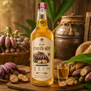 Rượu Chuối Hột Hải An 750ml